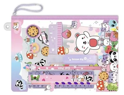 Produktbild von Notizbuch mit Zubehör in einem Tier-Etui