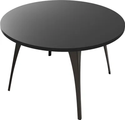 Produktbild von MIRJAN24 Couchtisch Frida, Sofatisch, Kaffeetisch, Beine aus Stahl, Modern, Wohnzimmertisch (Farbe: Schwarz)