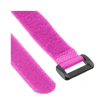Obrázek produktu pro InLine® 59945X InLine® smyčky na suchý zip 20x200mm, 10 kusů, růžová barva