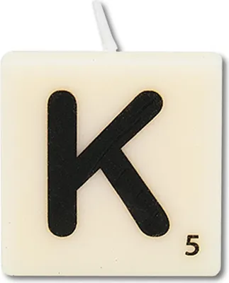 Produktbild von Paperdreams Buchstabenkerze k, 4 Stk.