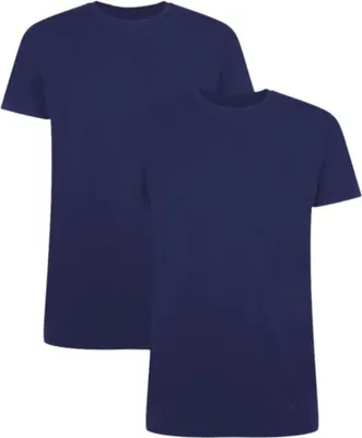 Produktbild von Bamboo Basics T-Shirt Ruben - Navy - 2-Pack, Farbe:Navy, Größe:M