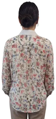 Immagine prodotto di Camicetta da donna Zara, semitrasparente, con motivo decorativo, taglia S