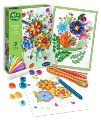 Productafbeelding van Knutselset Quilling: Creatieve set voor kinderen en volwassenen. Maak zelf bloemen