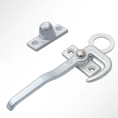 Produktbild von LYSEL® Winkelhebelverschluss verzinkt Bordwandverschluss mit Einfallöse Gegenplatte rechts