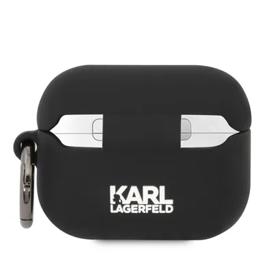 Immagine prodotto di Karl Lagerfeld Klaprunchk Airpods Pro Cover Czarny/Nero Silicone Choupette Head 3D