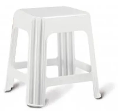 Immagine prodotto di GIGANPLAST Sgabello Novanta In Plastica Bianca Cm 43x42Hx34
