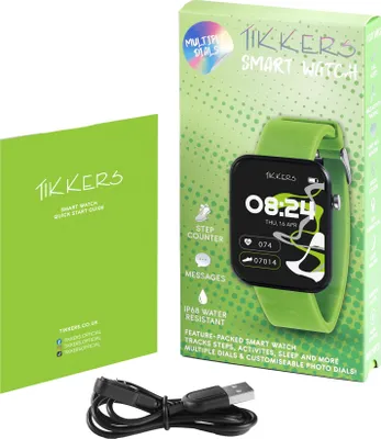 Produktbild von Tikkers Smart Watch Serie 13 Silikonband