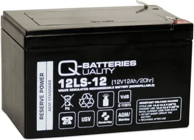 Produktbild von Ersatzakku für Panasonic LC-RA1215P1 12V 12Ah AGM Batterie