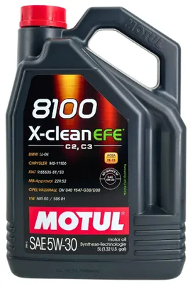 Produktbild von Motoröl MOTUL 8100 X-CLEAN EFE 5W-30 5 Liter