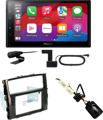 Produktbild von Pioneer SPH-DA77DAB CarPlay Android Auto Einbauset für Mitsubishi Pajero ab 2015