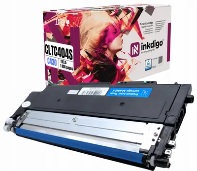 Produktbild von Inkdigo Toner CLT-C404S für Samsung Xpress C430W, C432W, C433, C433W – Cyan, 1000 Seiten,, KI-generiertes Bild