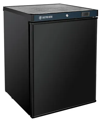 Produktbild von Lagerkühlschrank ECO 200, Innenraum aus Kunststoff, schwarz