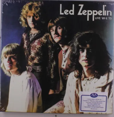 Produktbild von Led Zeppelin: Live 69 & 73 (180g) (Limited Numbered Box Set) (Blue/White Splatter Vinyl)