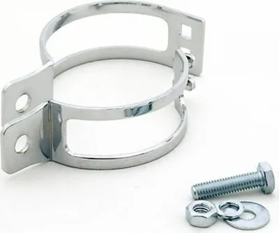 Immagine prodotto di Morsetto per indicatore di direzione, due pezzi, cromo, 55-58 mm, coppia
