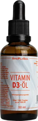 Produktbild von SinoPlaSan Vitamin D3-Öl, 50 ml Öl
