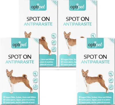 Produktbild von OptiPet 24x Spot On für Hunde, Spot on Hund, Spot on, Spot on Flöhe Hund, Zeckenschutz Hund