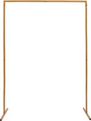 Produktbild von 2x1,5m Hochzeitsbogen mit Basen Metall Blumenbogen Garten Bogen (gelb) für Party Requisiten Hintergrund Dekoration