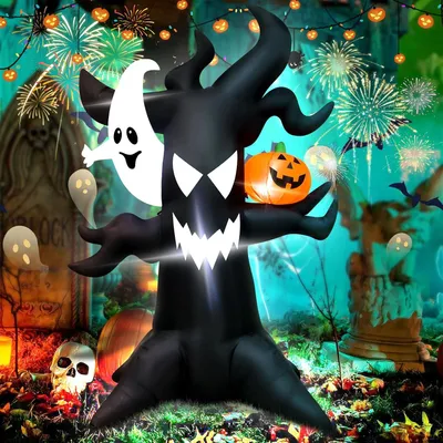 Productafbeelding van Opblaasbare Halloween-spookboomdecoratie van 1,8 m
