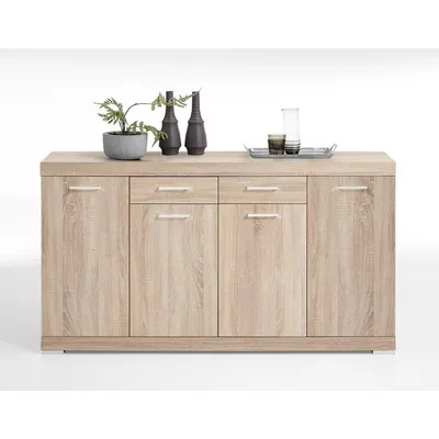 Imagen del producto de Calicosy - Aparador 2 cajones 4 puertas L160 x P34,9 cm - Bristol