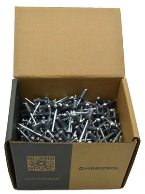 Produktbild von Marcopol Blindnieten 4,8 x 10 mm ALU/Stahl Flachkopf 500 Stück