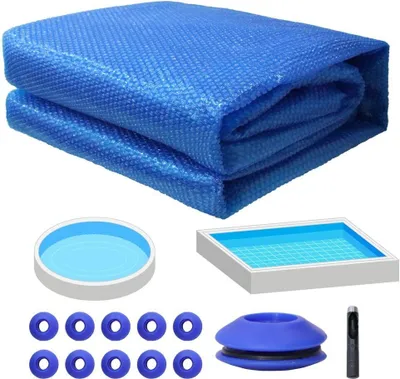 Obrázek produktu pro Solární fólie Solární plachta Solární ohřev Krycí plachta Ohřev bazénu Modrá 800x500cm