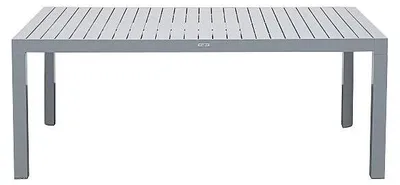 Produktbild von Ausziehtisch 195/255 x 76 x 120 cm Aluminium Silber Grau