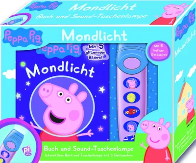 Produktbild von Peppa Pig - Pop-Up-Buch mit Taschenlampe - Bilderbuch mit 5 lustigen Geräuschen