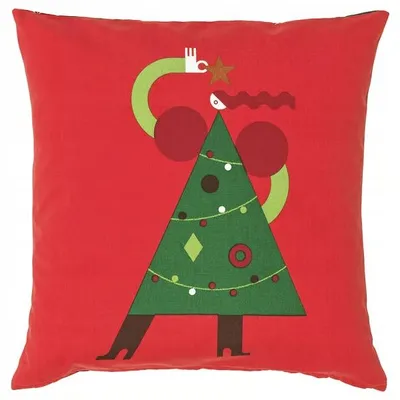 Produktbild von IKEA VINTERFINT Weihnachts-Kissenbezug 50x50cm doppelseitig rot