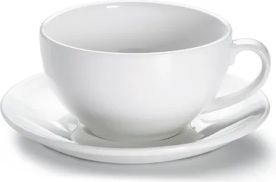 Image de Maxwell & Williams Tasse à cappuccino avec soucoupe Basic Blanc AA2744