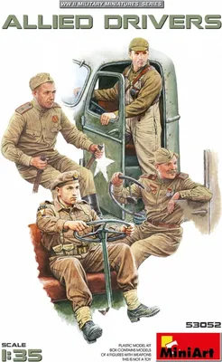 Produktbild von MINIART MA53052 Alliierte Fahrer / Allied Drivers