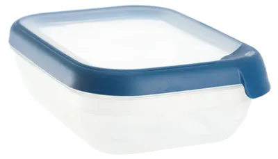 Obrázek produktu pro Nádoba na potraviny – plastová krabička na chléb – objem 1,2 l – vhodná pro styk s potravinami – na snídani a oběd – nádoba na skladování