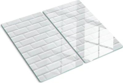 Obrázek produktu pro Kryt varné desky – Kryt na indukční desku – Ochranná skleněná deska – 2x30x52 cm– Skleněné ochranné desky na sporák –Tvrzené sklo –Keramická stěna