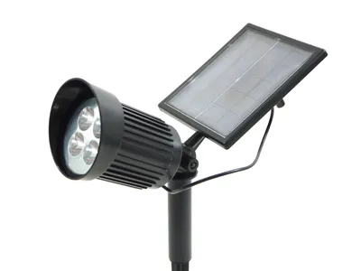 Produktbild von LED Hochleistungs-Solar-Strahler mit 8 LEDs 120lm