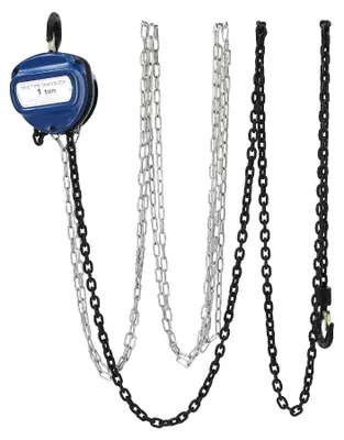 Immagine prodotto di Sollevatore a catena, lunghezza 4 m, portata 1000 kg, blu
