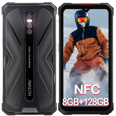 Image de HOTWAV Cyber 9 Pro Téléphone Portable Incassable 8Go+128Go 7500mAh 48MP 6,3 Pouces Smartphone Incassable 4G Android 11 NFC/OTG/GPS - Bleu