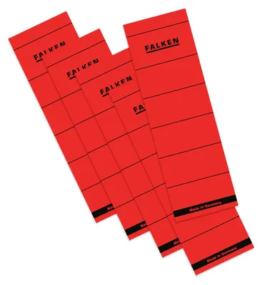 Produktbild von Falken 10er Pack Ordner-Rückenschild selbstklebend 8 cm breit