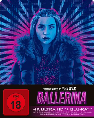 Produktbild von Ballerina (4K Ultra HD Blu-ray & Blu-ray im Steelbook)