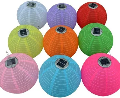 Produktbild von 12 Stück 12 Zoll wasserdichter Solarstrahler LED Gartenbeleuchtung