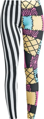 Produktbild von The Nightmare Before Christmas Leggings Damen Jack Skellington & Sally multicolor L