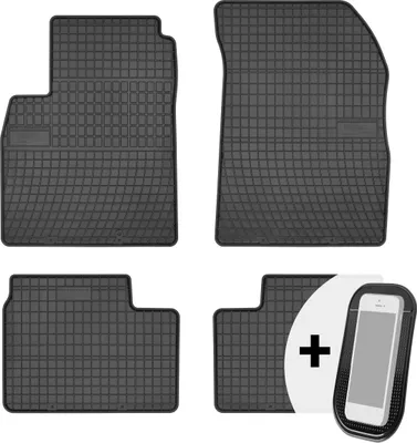 Productafbeelding van Autovergrendelingsmatten, vloermatten, set van 4, perfect passend voor Nissan Micra 4 IV MK13, modeljaren 2010-2018
