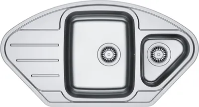 Produktbild von FRANKE Spüle SPARK SKX 651-E aus Edelstahl glatt Abtropffläche links / Eckspüle / Auflagespüle