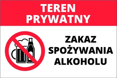 Produktbild von Alkoholverbotsschild 20x30 cm PVC T024