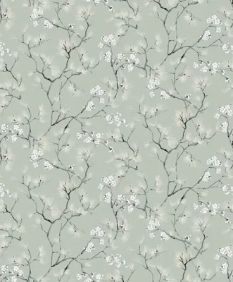 Immagine prodotto di Carta da parati Khroma by Masureel fiori verde - 630649 - 53 cm x 10,05 m