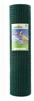 Productafbeelding van Gelast gaas geplastificeerd groen mazen 1.3 x 1.3 cm Giardino