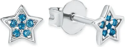 Produktbild von s.Oliver 2020870 Damen Ohrstecker Sterling-Silber 925 Silber Blau