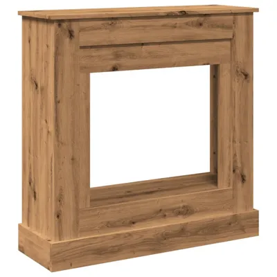 Obrázek produktu pro Krbová obestavba dub artisan 90 x 30 x 90 cm kompozitní dřevo