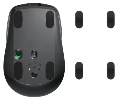 Produktbild von kwmobile Mouse Feet Sticker kompatibel mit Logitech MX Anywhere 3 Ersatz Glider - Mausfüße passgenau - Glides in Schwarz