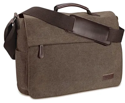 Obrázek produktu pro Taška přes rameno Laptopová taška Messenger bag - 15,6 palce - Plátno - Vintage - Pánská