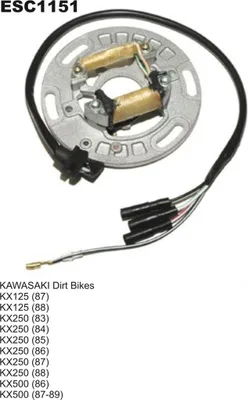 Obrázok produktu pre Uzwojenie Alternatora Electrosport Kawasaki KX 125/250/500 '83-'88