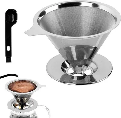 Produktbild von Famanu Kaffeefilter aus Edelstahl - wiederverwendbar und einfach zu reinigen